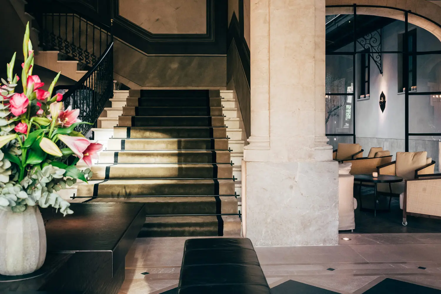Sant Francesc Hotel Singular in Palma de Mallorca mit historischem Innenhof.